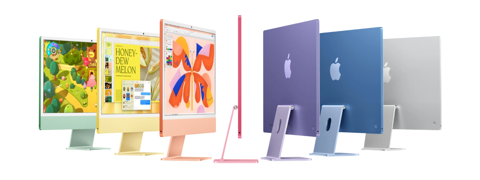 iMac de 24 pulgadas en todos sus colores